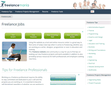 Tablet Screenshot of freelancemania.com